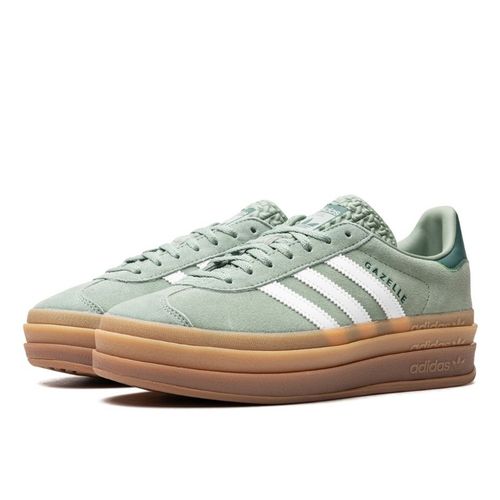 Gazelle Bold Silver Green Gum - Adidas - Modalova