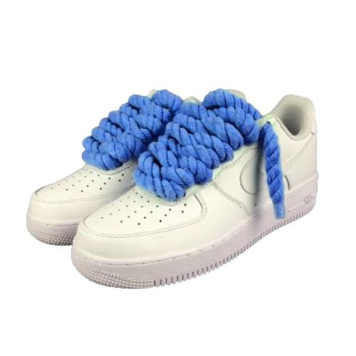Air Force 1 Custom Lacet Corde Lac Bleu - Nike - Modalova