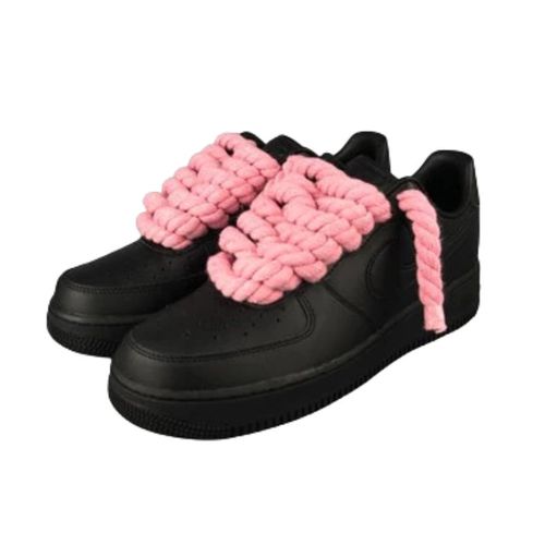 Air Force 1 Custom Lacet Corde Noir Rose - Nike - Modalova