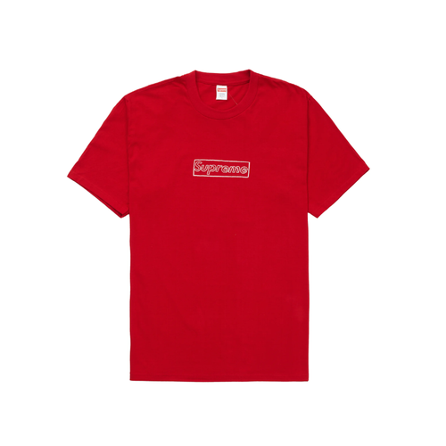 Supreme KAWS Chalk Logo Tee Red - Supreme - Modalova
