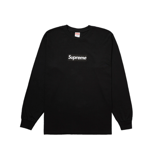 Supreme Box Logo L/S Tee Black - Supreme - Modalova