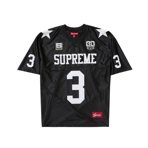 Supreme Star Football Jersey Black - Supreme - Modalova