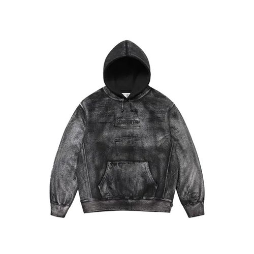 Hoodie MM6 Maison Margiela Box Logo Black - Supreme - Modalova
