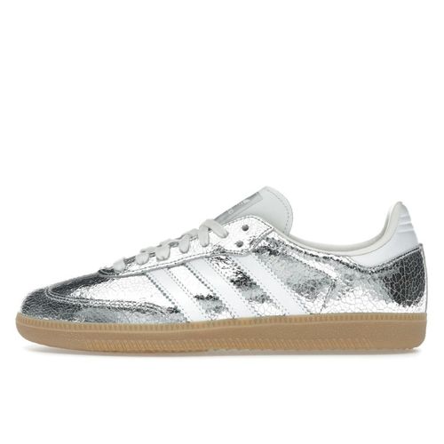 Samba OG Silver Metallic Cracked Leather - Adidas - Modalova
