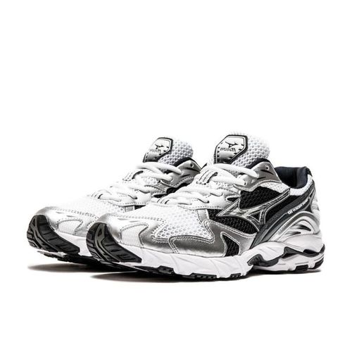 Wave Rider 10 White Silver Black - Mizuno - Modalova