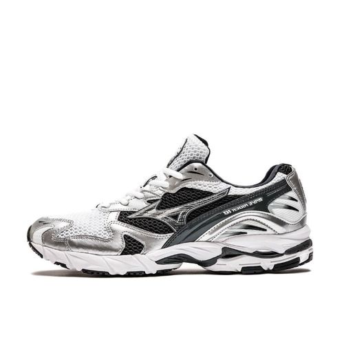 Wave Rider 10 White Silver Black - Mizuno - Modalova