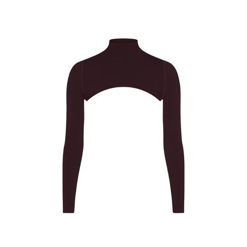 X SKIMS Women's Vintage Seamless Shrug Currant - Nike - Modalova
