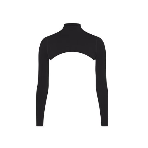 X SKIMS Women's Vintage Seamless Shrug Obsidian - Nike - Modalova
