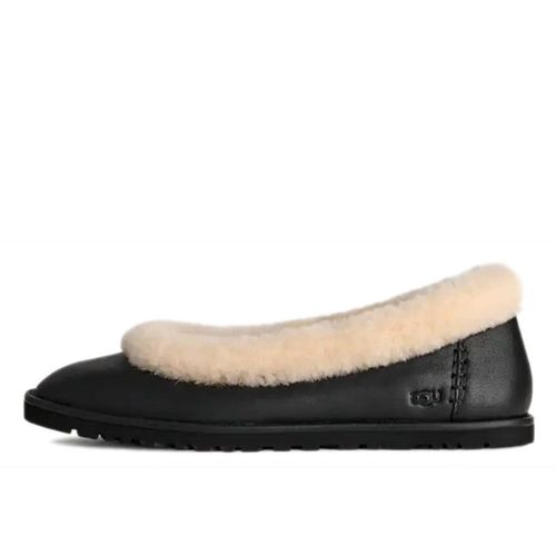 UGG Zora Leather Ballet Flat Black - UGG - Modalova