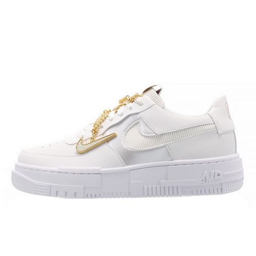 Air Force 1 Low Pixel Grey Gold Chain - Nike - Modalova