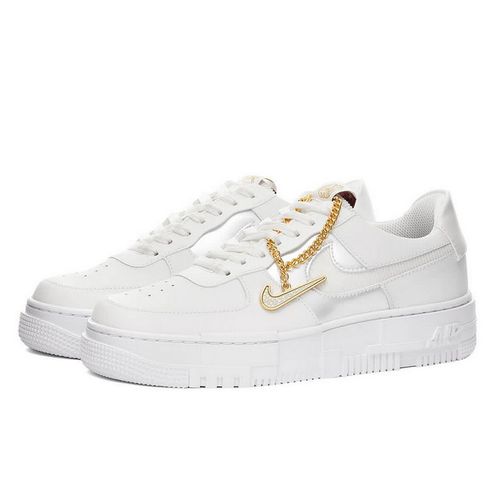 Air Force 1 Low Pixel Grey Gold Chain - Nike - Modalova