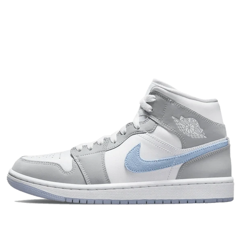 Air 1 Mid Wolf Grey Blue Aluminum - Jordan - Modalova