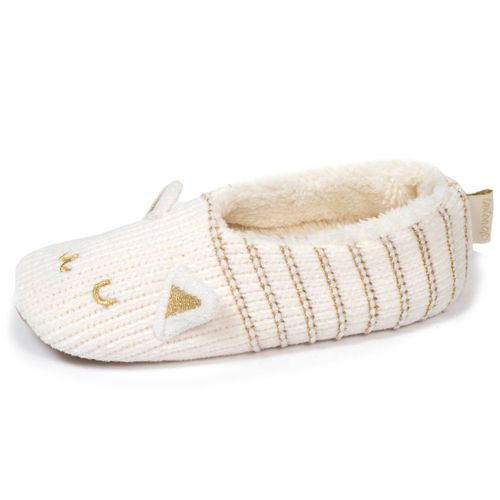 Chaussettes D'intérieur Fourrées, Antidérapante Ivoire - Isotoner - Modalova