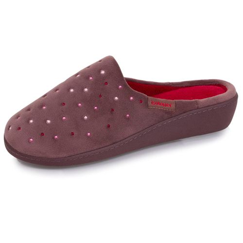Chaussons Mules Taupe - Isotoner - Modalova