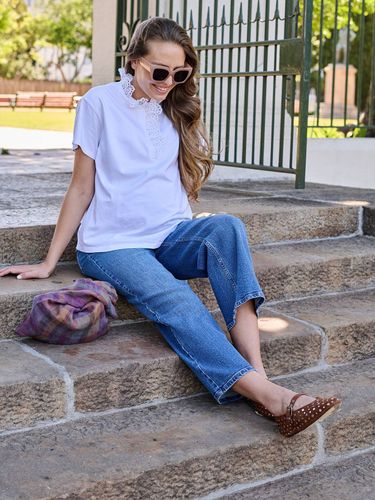 T-shirt de grossesse et allaitement brodé - Envie De Fraise - Modalova