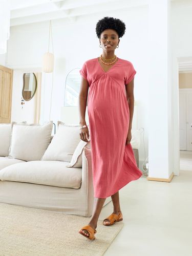 Robe longue grossesse et allaitement - Vertbaudet - Modalova