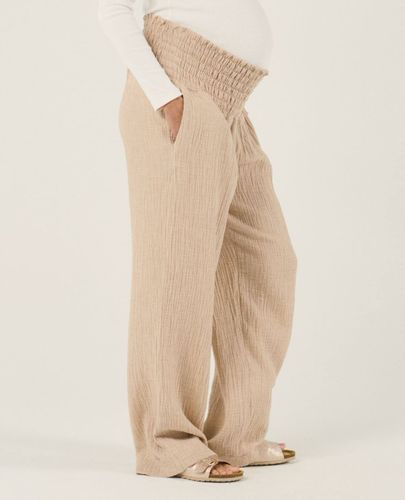Pantalon De Maternité Myriam Beige - Cache Coeur - Modalova