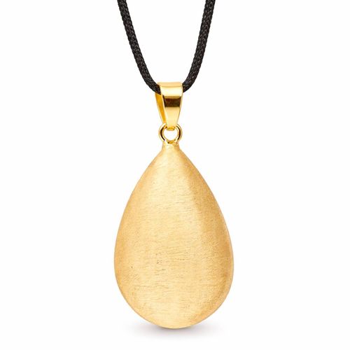 De Grossesse Collier Goutte Effet Brossé Or - Bola - Modalova