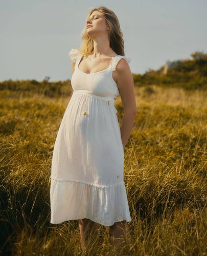Robe De Grossesse Et D'allaitement Melody - Cache Coeur - Modalova