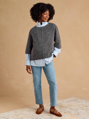 Jean mom de grossesse stone - Envie De Fraise - Modalova