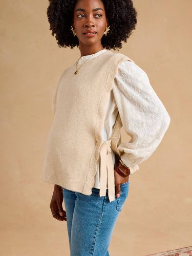 Pull de grossesse sans manches chiné - Envie De Fraise - Modalova
