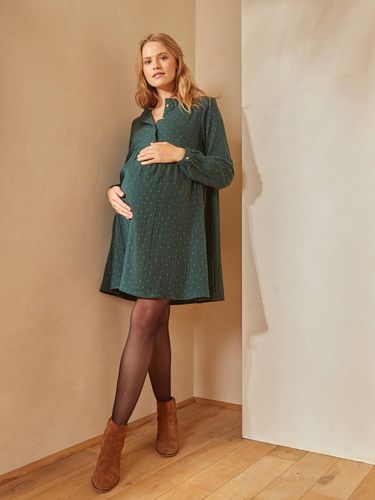 Robe imprimée gaze de coton grossesse et allaitement - Vertbaudet - Modalova