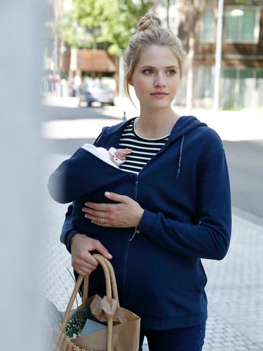 Sweat évolutif grossesse et post-grossesse encre - Vertbaudet - Modalova