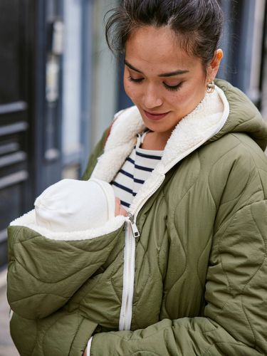 Doudoune grossesse évolutive protège bébé kaki - Envie De Fraise - Modalova