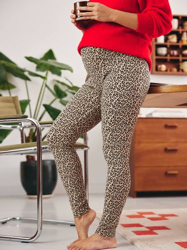 Legging de grossesse imprimé léopard en coton biologique* imprimé - Vertbaudet - Modalova