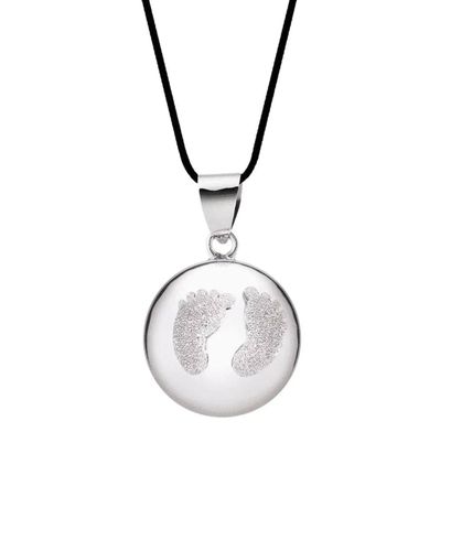 Bola De Grossesse - Babyfeet Rhodium - Cache Coeur - Modalova