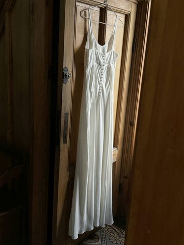 Robe de mariée en crêpe grossesse ou collection mariage écru - Envie De Fraise - Modalova