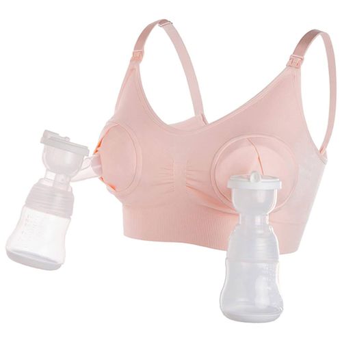 Soutien-gorge Mains Libres Rose - Mon Joli Bavoir - Modalova