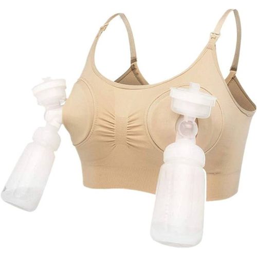 Soutien-gorge Mains Libres Beige - Mon Joli Bavoir - Modalova