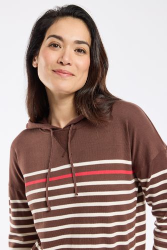 Sweat rayé à capuche - coton rustique - ARMOR LUX FR - Modalova
