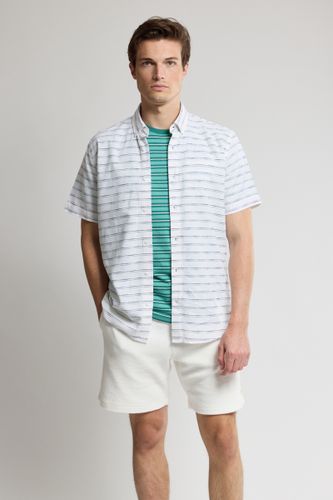 Chemise manches courtes - lin et coton - ARMOR-LUX - Modalova
