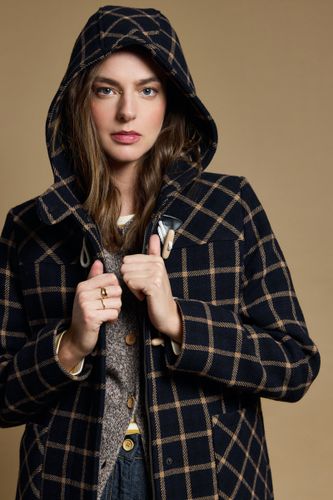 Duffle-coat à carreaux - drap de laine - ARMOR LUX FR - Modalova