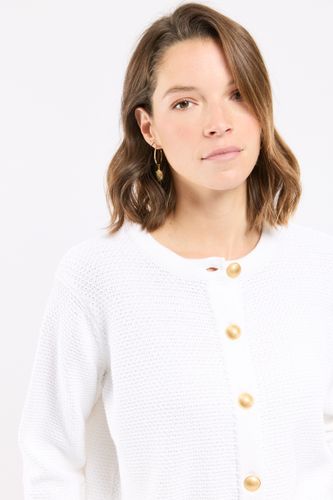 Cardigan maille texturée - coton - ARMOR LUX FR - Modalova