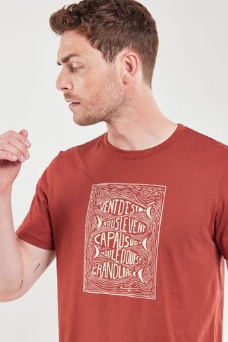 T-shirt sérigraphié vent d'est - coton léger - ARMOR-LUX - Modalova