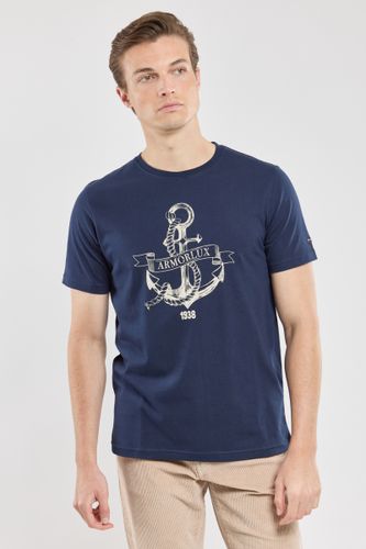 T-shirt sérigraphié Ancre - coton léger - ARMOR LUX FR - Modalova