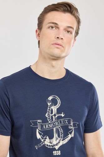 T-shirt sérigraphié Ancre - coton léger - ARMOR-LUX - Modalova