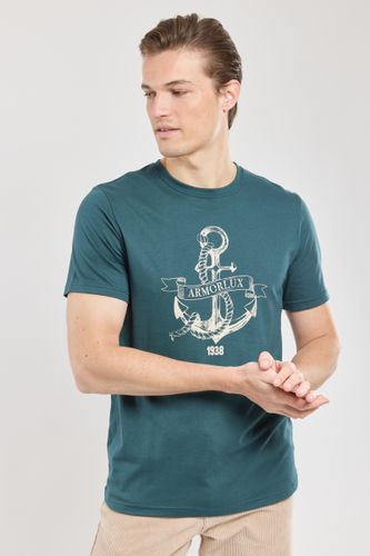 T-shirt sérigraphié Ancre - coton léger - ARMOR LUX FR - Modalova