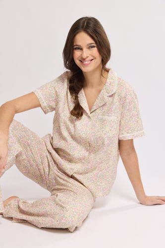 Pyjama imprimé fleurs - coton - ARMOR-LUX - Modalova