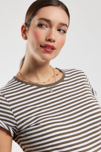 T-shirt rayé - coton et lin - ARMOR LUX FR - Modalova