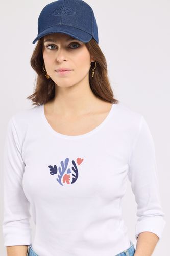 T-shirt manches 3/4 - coton léger - ARMOR-LUX - Modalova