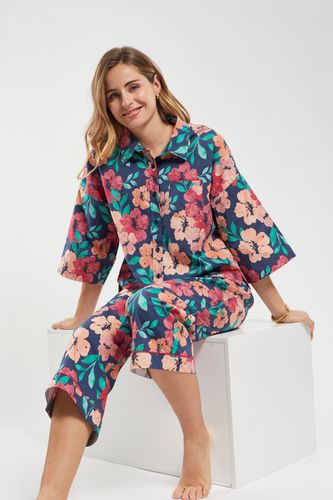 ARMOR-LUX Pyjama imprimé "fleurs" - popeline L - 42 - Armor Lux - Modalova