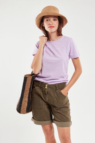 T-shirt uni - coton et lin - ARMOR LUX FR - Modalova
