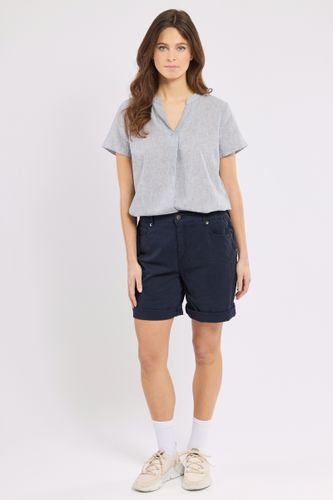 Bermuda taille élastique LINORA - coton - BERMUDES - Modalova