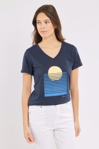 T-shirt CLORYS - coton léger - BERMUDES - Modalova