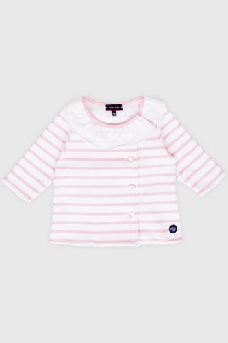 Veste rayée col froncé Baby - coton - ARMOR-LUX - Modalova