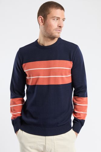 Pull bicolore - coton - BERAC - Modalova